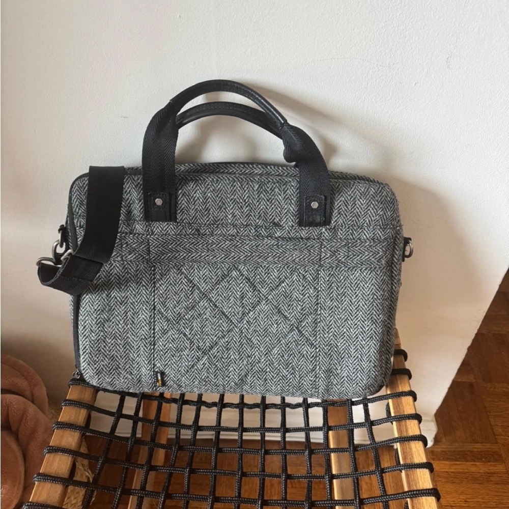 Stylish Black and Gray Laptop Bag